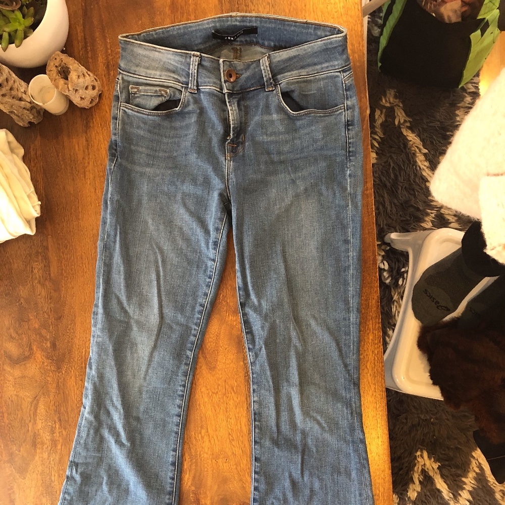 J Brand flare bell bottom jeans